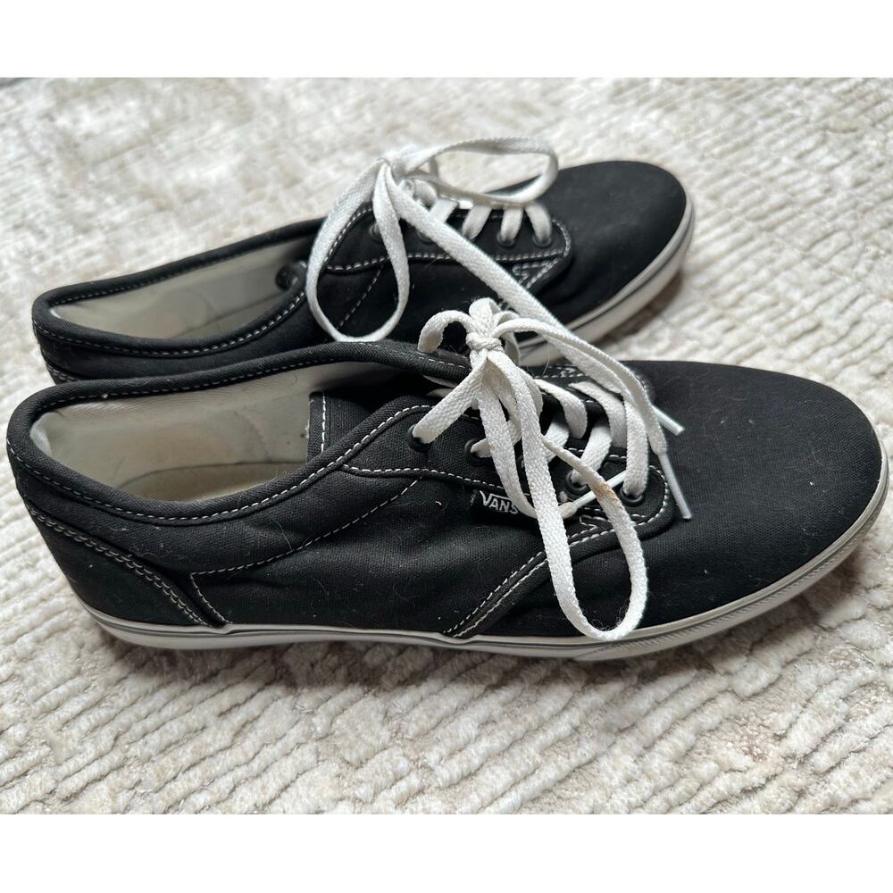 Vans Black Classic Lace Up Sneaker - Picture 3 of 8